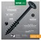 Spax PowerLags 5/16 in. X 6 in. L Washer High Corrosion Resistant Carbon Steel Lag Screw 1 pk 4581820801527 - alternate 2
